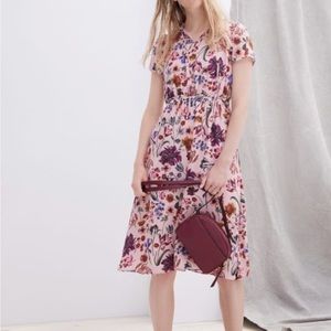 J. Crew Short Sleeve Midi Dress